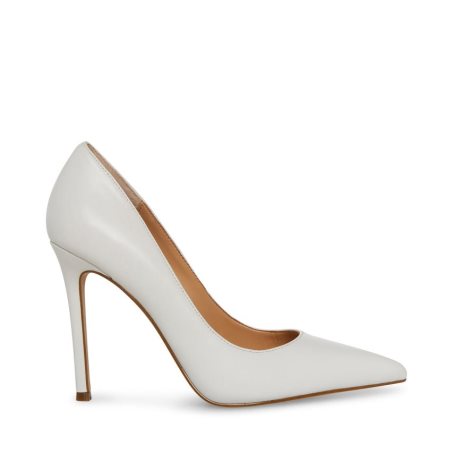 Tacones Steve Madden Evelyn Cuero Mujer Blancas | ES DW301S